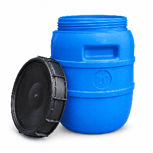 BECZKA 20L - MOCNA PLASTIKOWA Z ZAKRĘCANĄ POKRYWKĄ